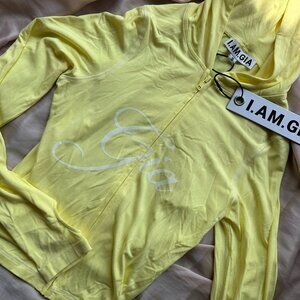 I.AM.GIA Blare Hoodie + Trackpant Set - Pale Yellow, Size S, BNWT
